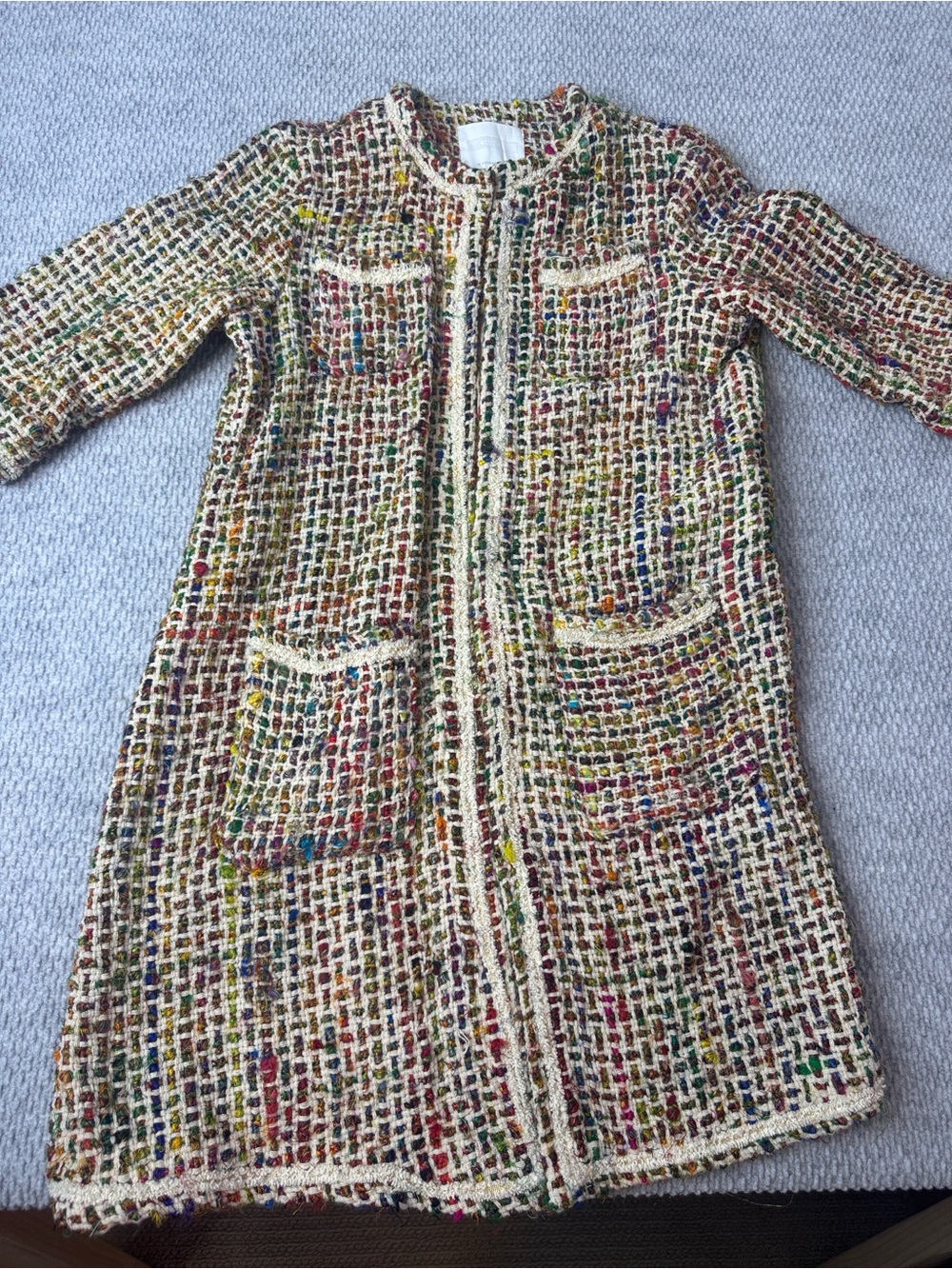 ett:twa Anthropology Tweed Jacket Sz S
